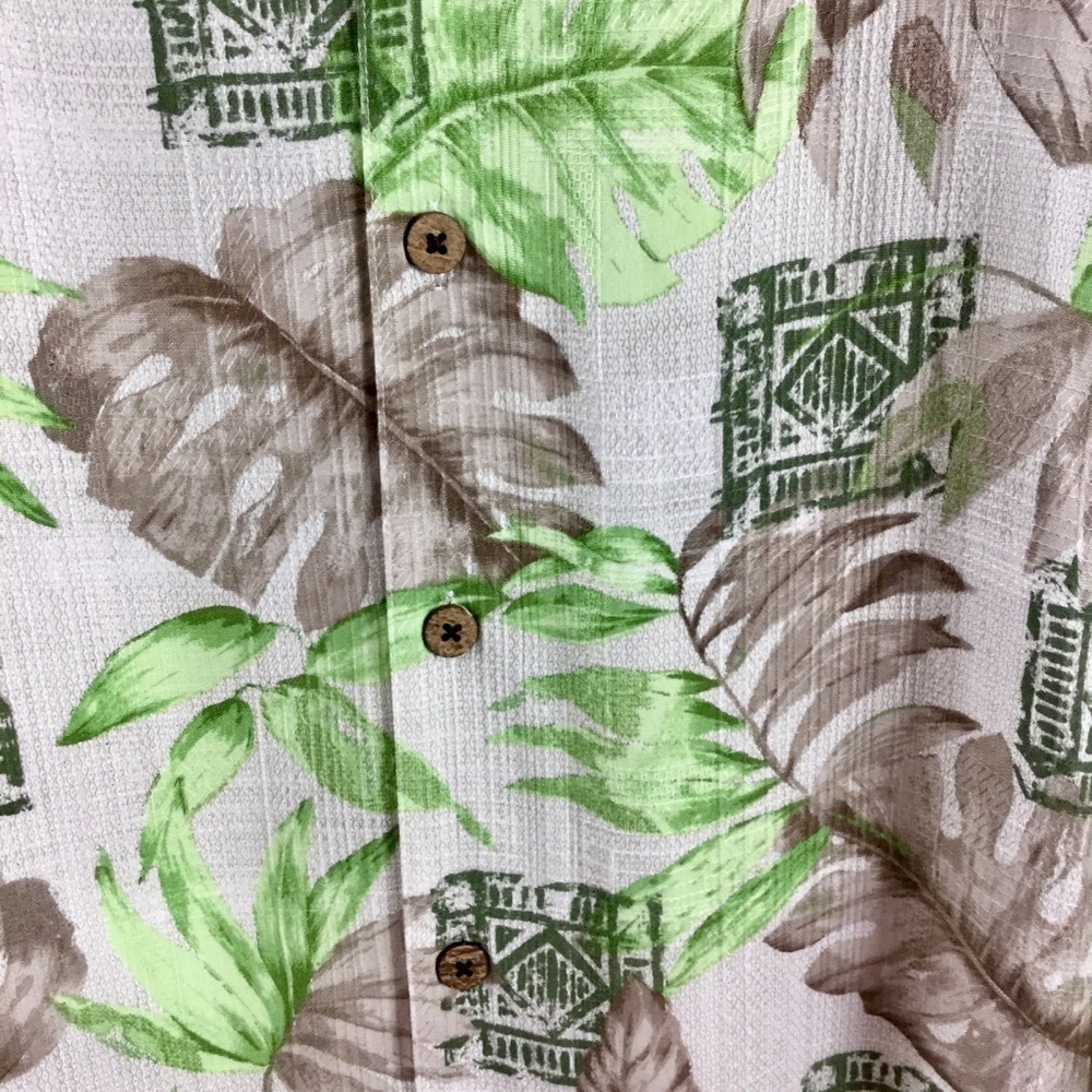 Caribbean Tropical Print Island Style Camp Shirt Size 3XT - Picture 6 of 10